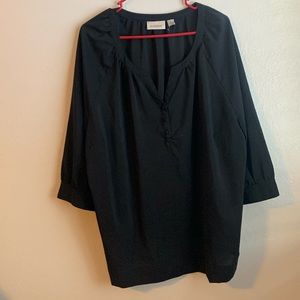 Avenue Black Blouse 26/28